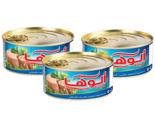 تونة الوها خفيف 3×185ج