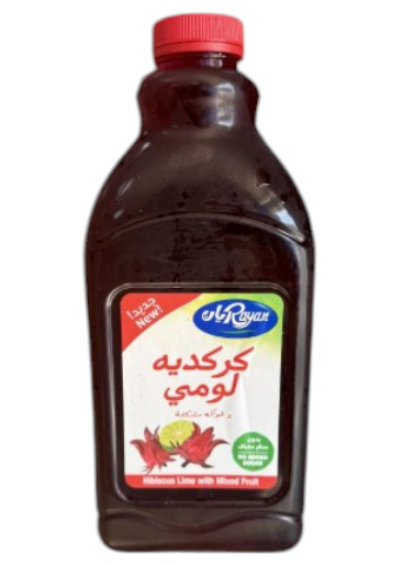 عصير كركديه لومي وفواكه مشكلة 1.5ل