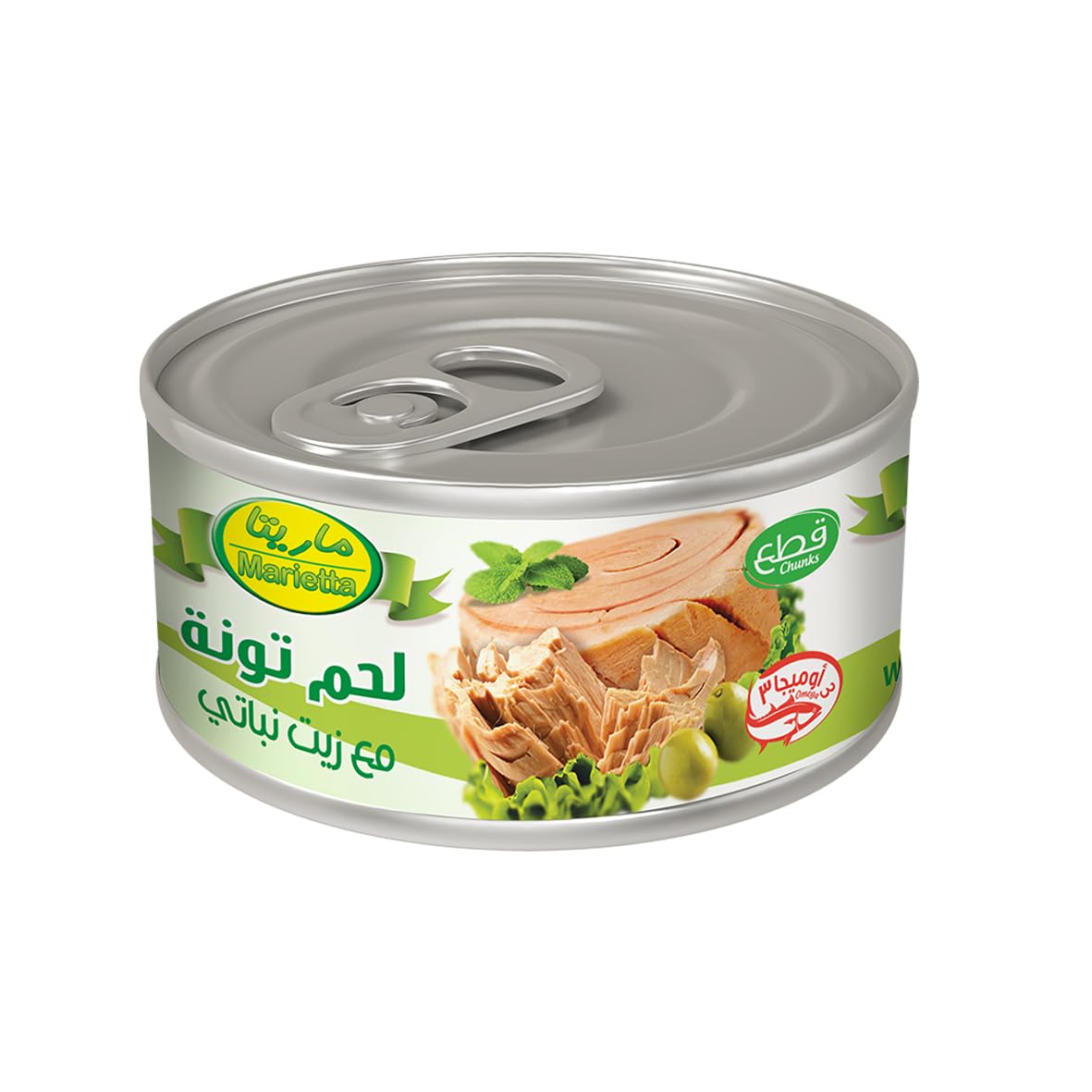 تونة مريتا بالزيت النباتي 95ج