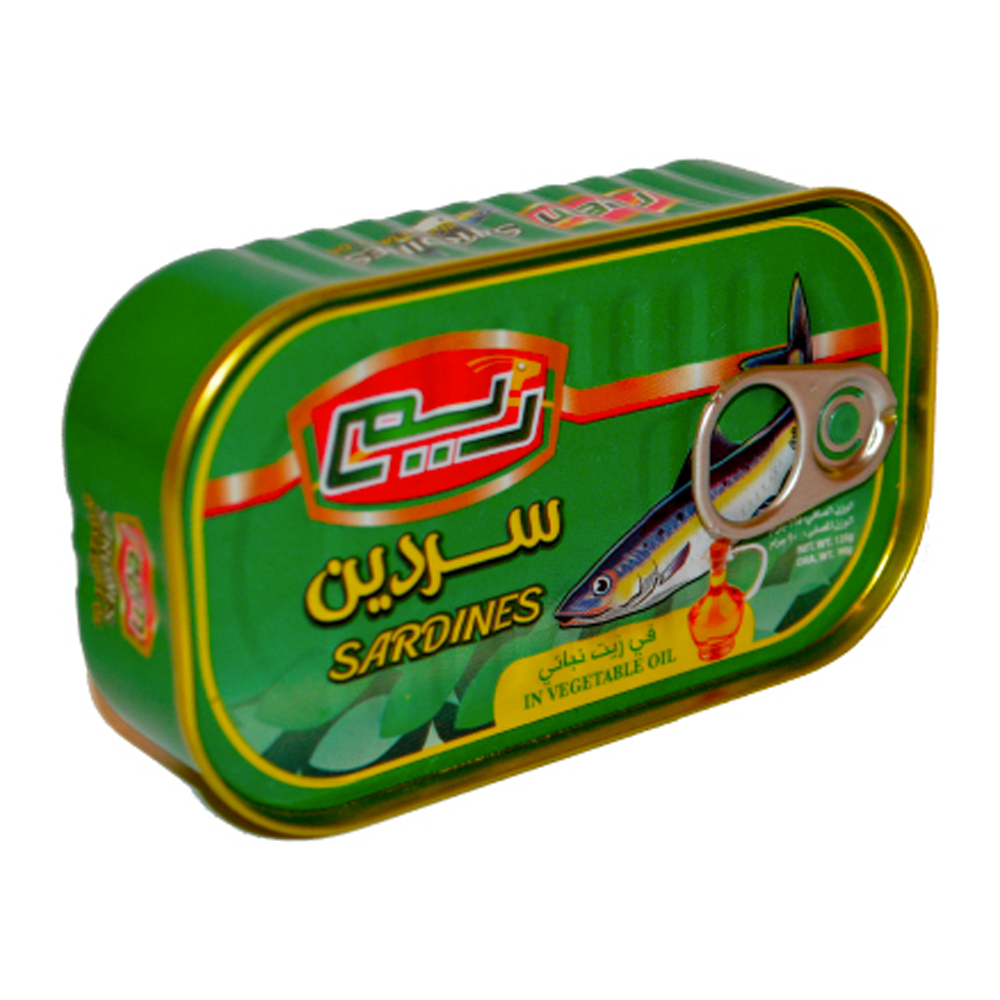 سردين ريم بالزيت نباتي 125ج