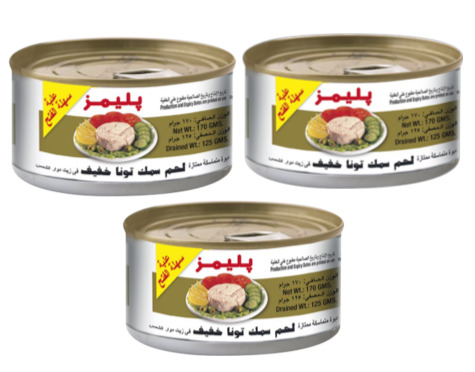 تونة بليمز خفيف 3×170ج