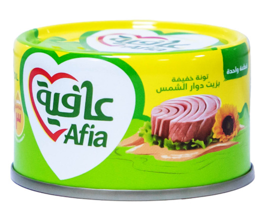 تونة عافية خفيفة قطعة واحدة 90ج