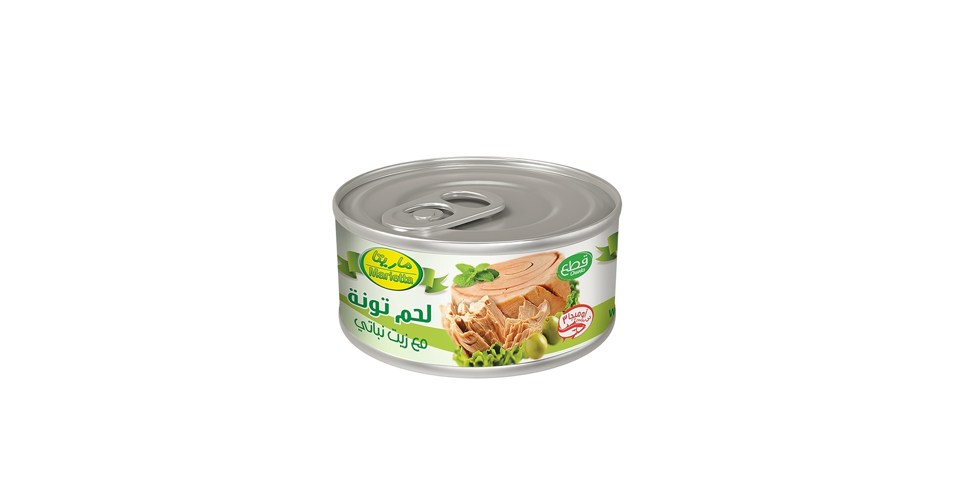 تونة مريتا بالزيت النباتي 185ج