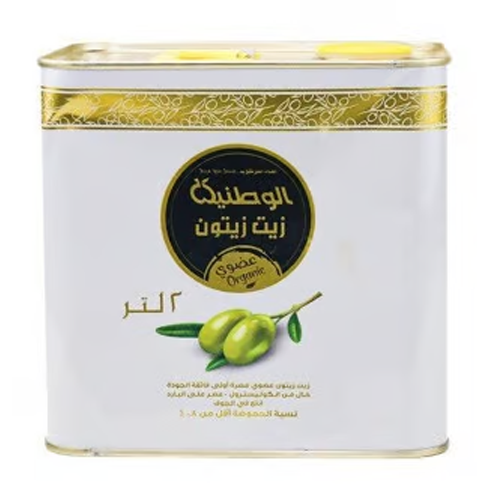 زيت زيتون الوطنية بكر عضوي 2ل