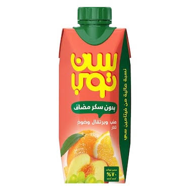 نكتار سن توب عنب &برتقال 330مل