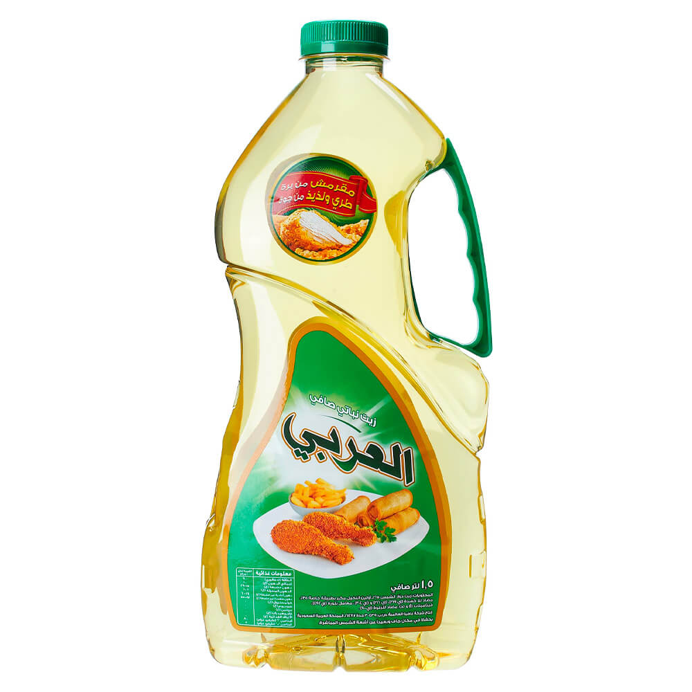 زيت العربي نباتي بلاستيك 1.5ل