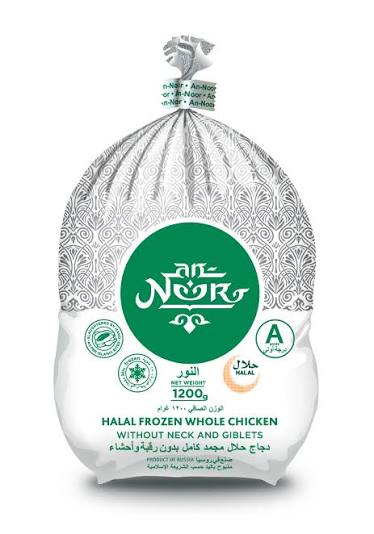 دجاج نور مجمد 1200ج