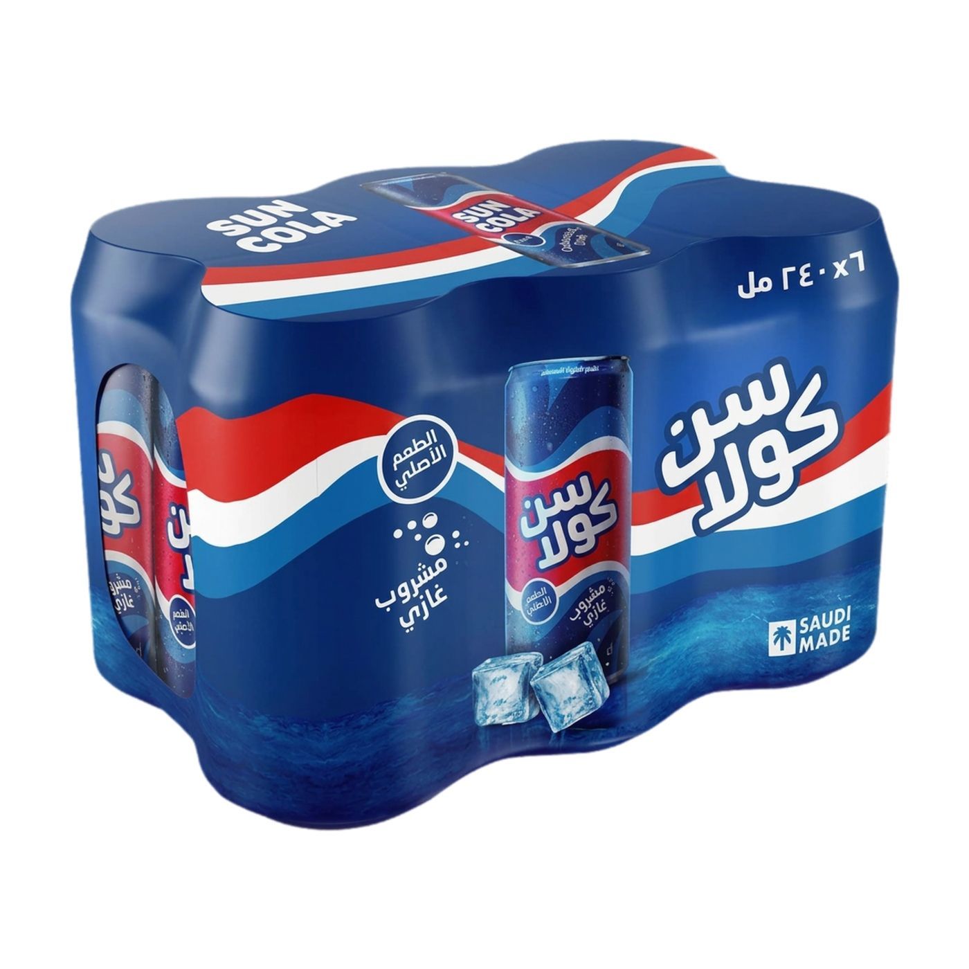 مشروب سن كولا زيرو علب 6×240مل