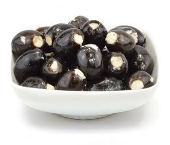 زيتون اسود محشي لبنة 250ج